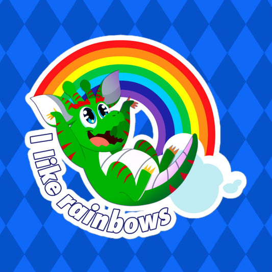 Smoulder 'I Like Rainbows' Sticker
